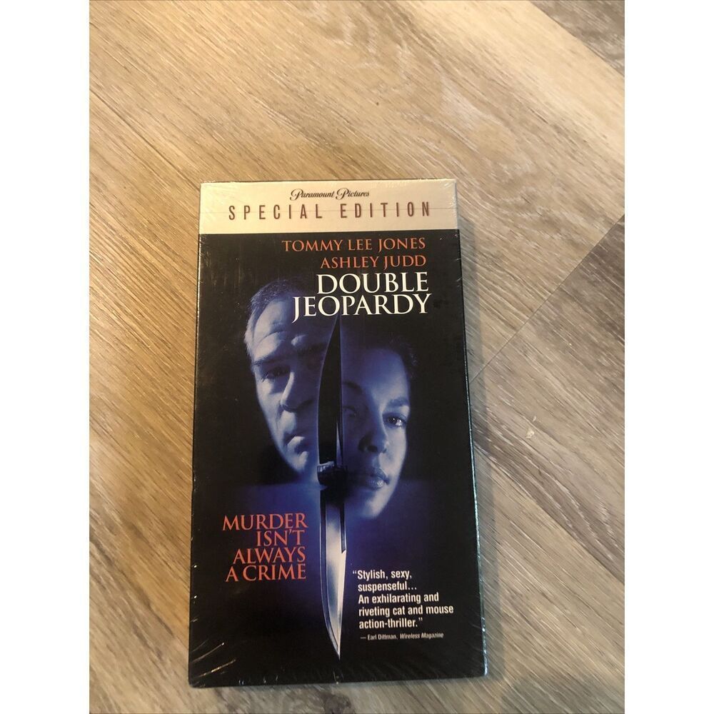 *Double Jeopardy (VHS, 2000, Special Edition)- New Sealed- Watermark